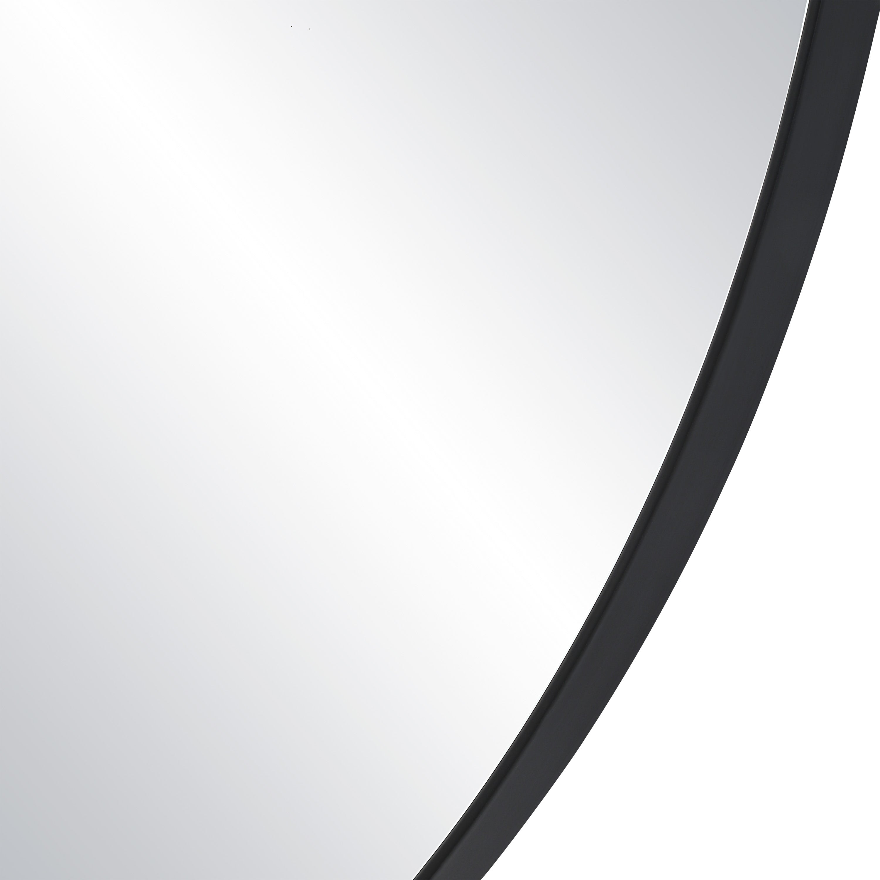 Dolly 45.25" Tall Irregular Wall Mirror, Black - Detail Image - MT2657