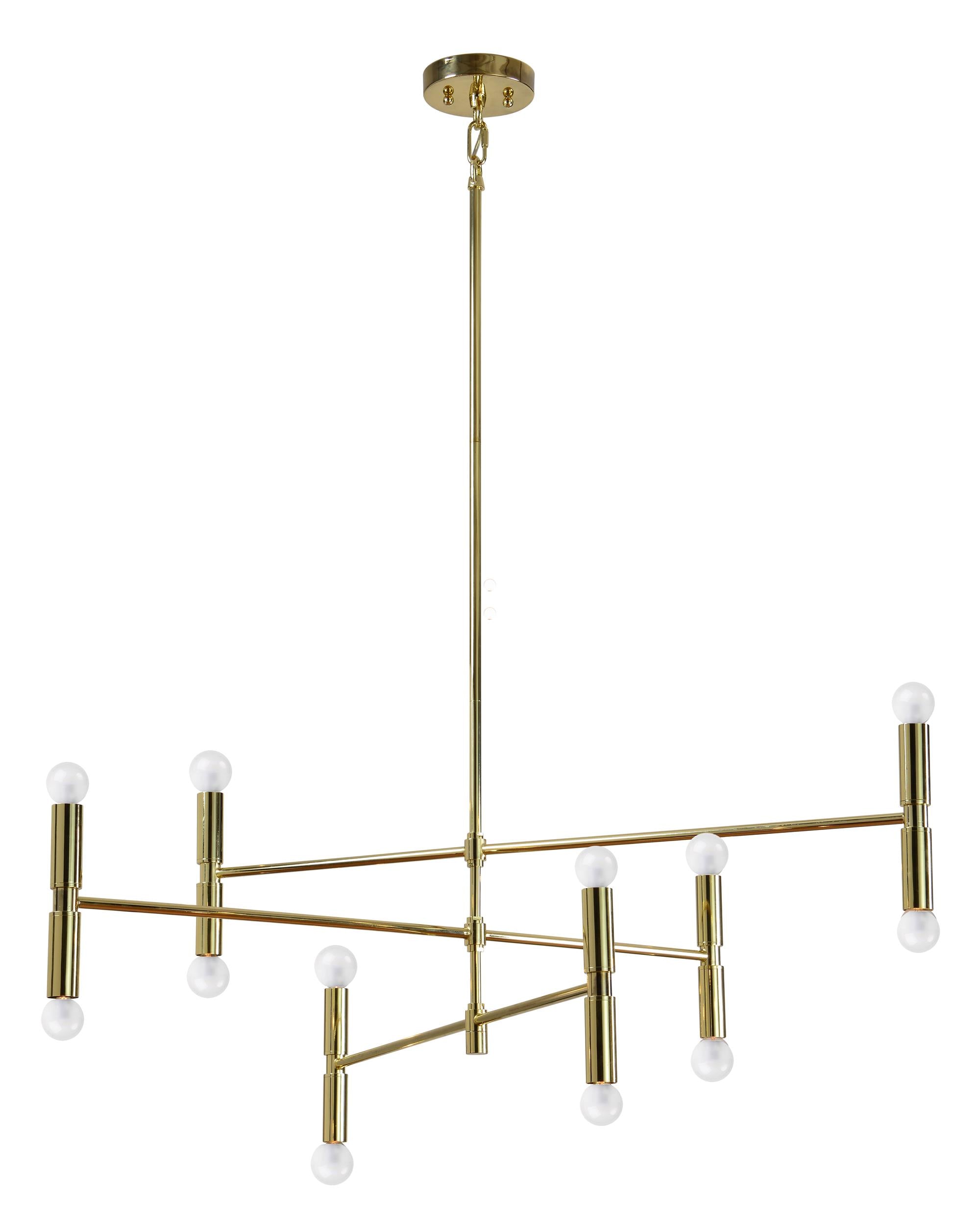 Axis 74.5" Length Ceiling Fixture, Gold - Main Image - LPC4002