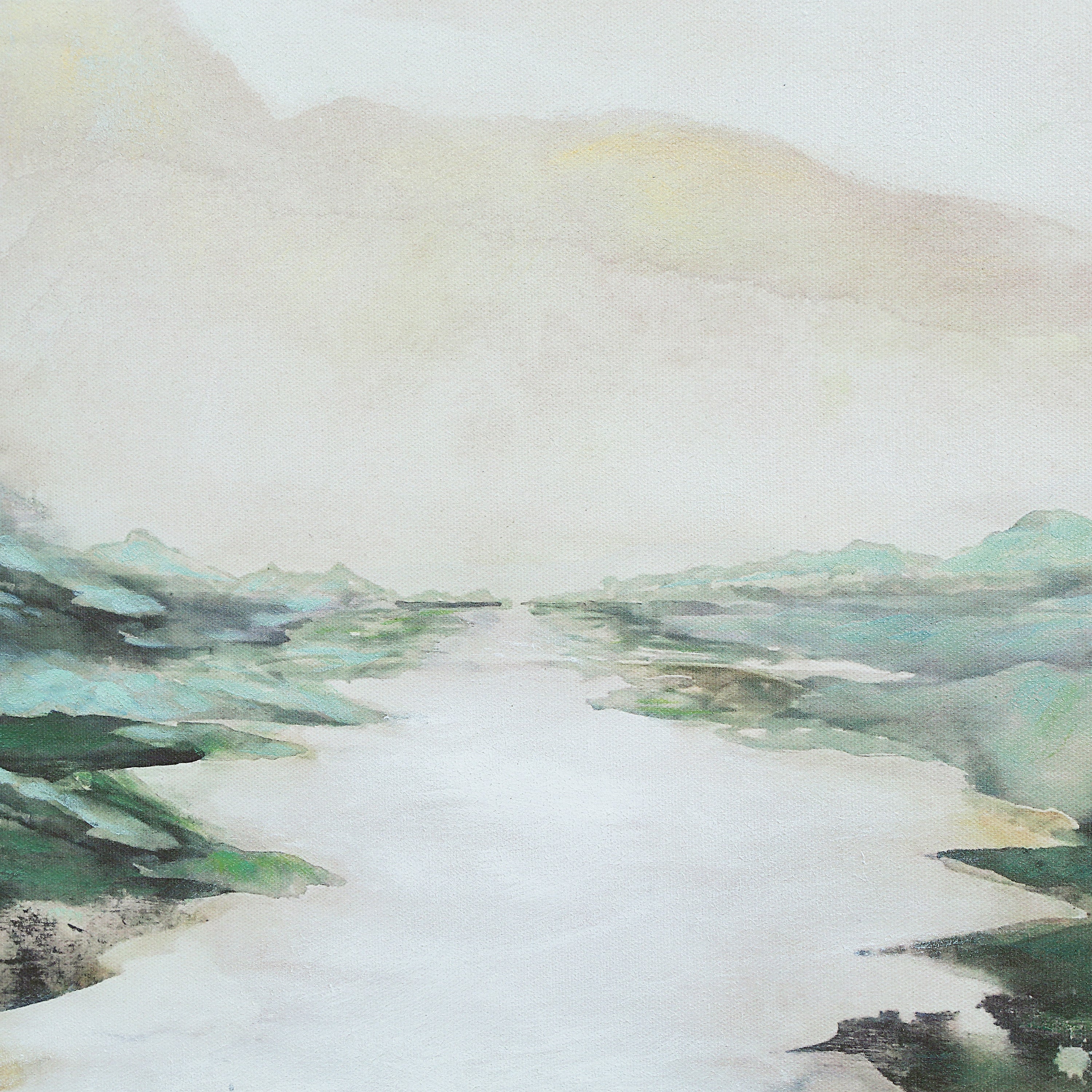 Molto 30" H x 40" W Canvas Art, Green - Additional Images - OL2198