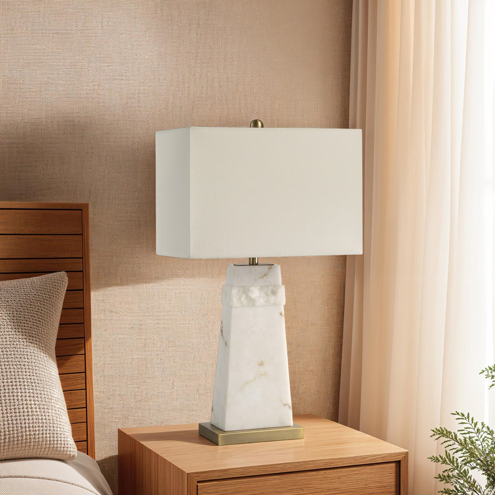 Nisrine 28" Height Table Lamp, Cream - Lifestyle Image - LPT1342