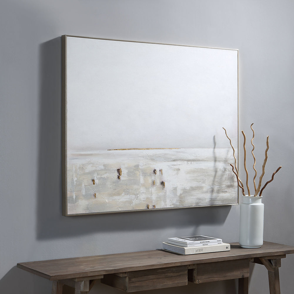 Lynx 50" Wide Canvas Art, Grey - Lifestyle Image - OL2106