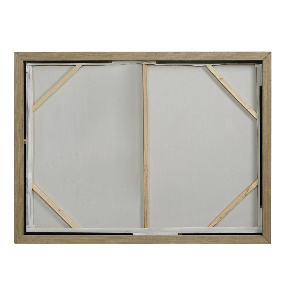 Anse 36" H x 48" W Canvas Art, White - Backing Image - OL2194