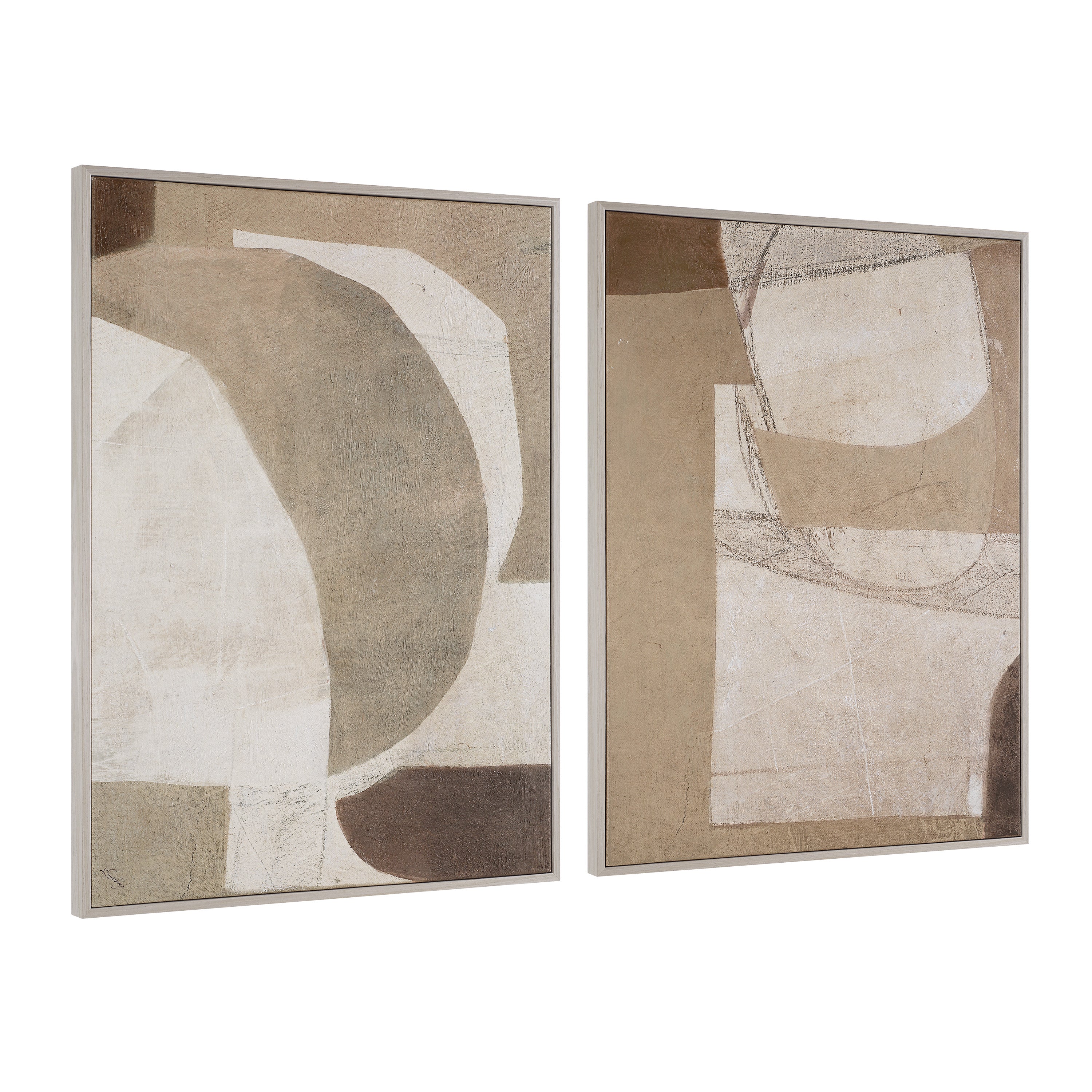 Alcea 40" H x 30" W Canvas Art, (2 Piece Set) - Angle Image - OL2246