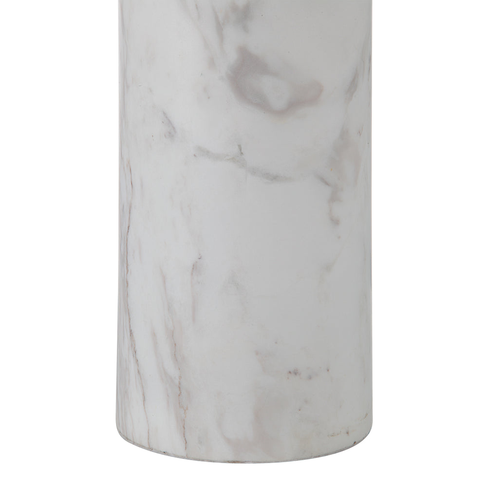 Beausoleil 25" Tall Satin Brass Iron Table Lamp with Drum Linen Shade - Detail Image - LPT1272