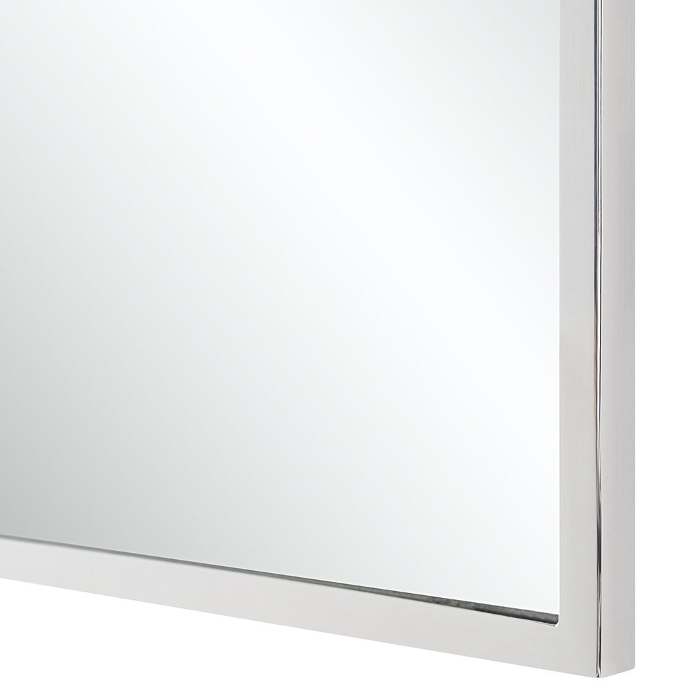 Plaka 36" H x 24" W Wall Mirror, Grey - Detail Image - MT2693