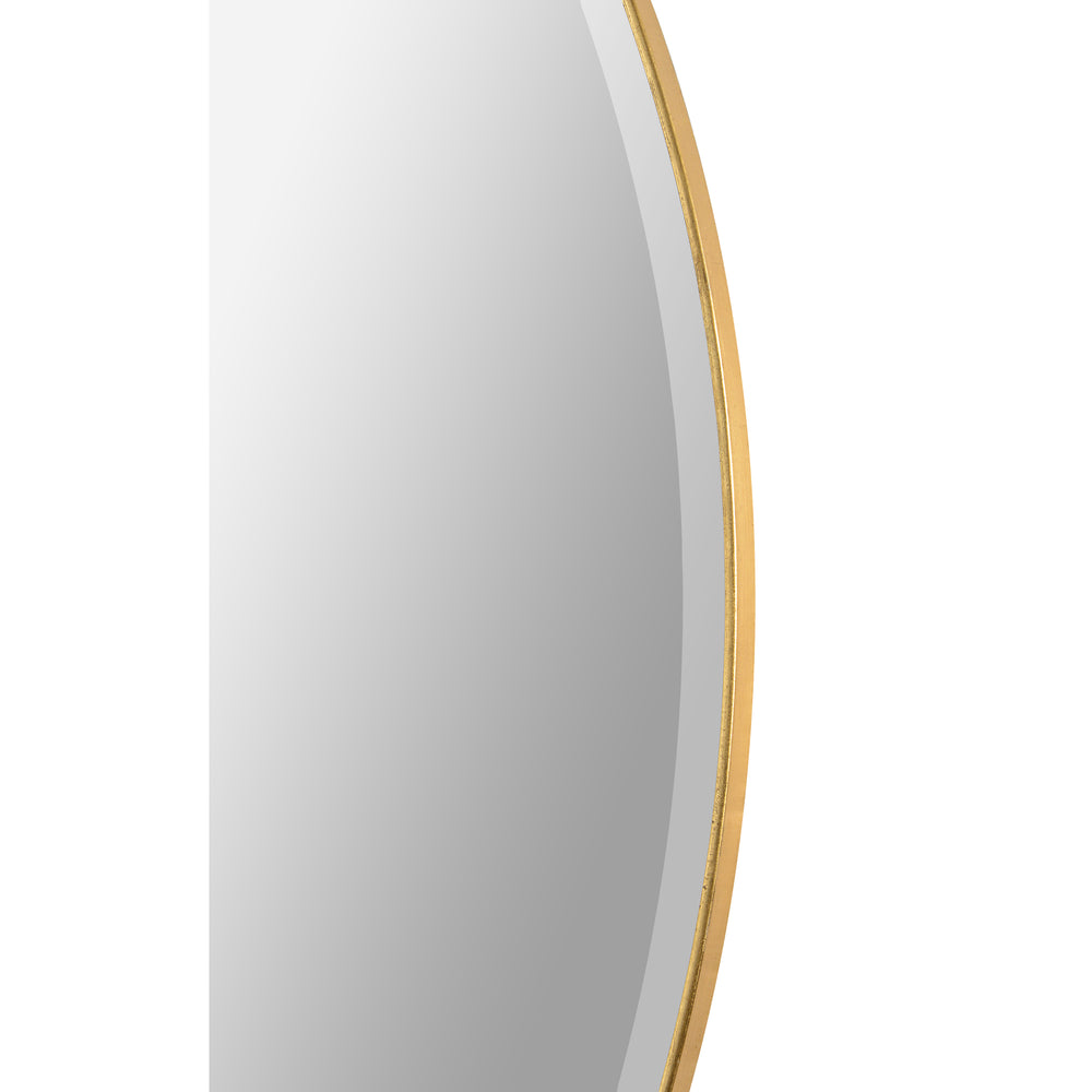 Thallo 48" Tall Round Wall Mirror, Yellow - Detail Image - MT2347