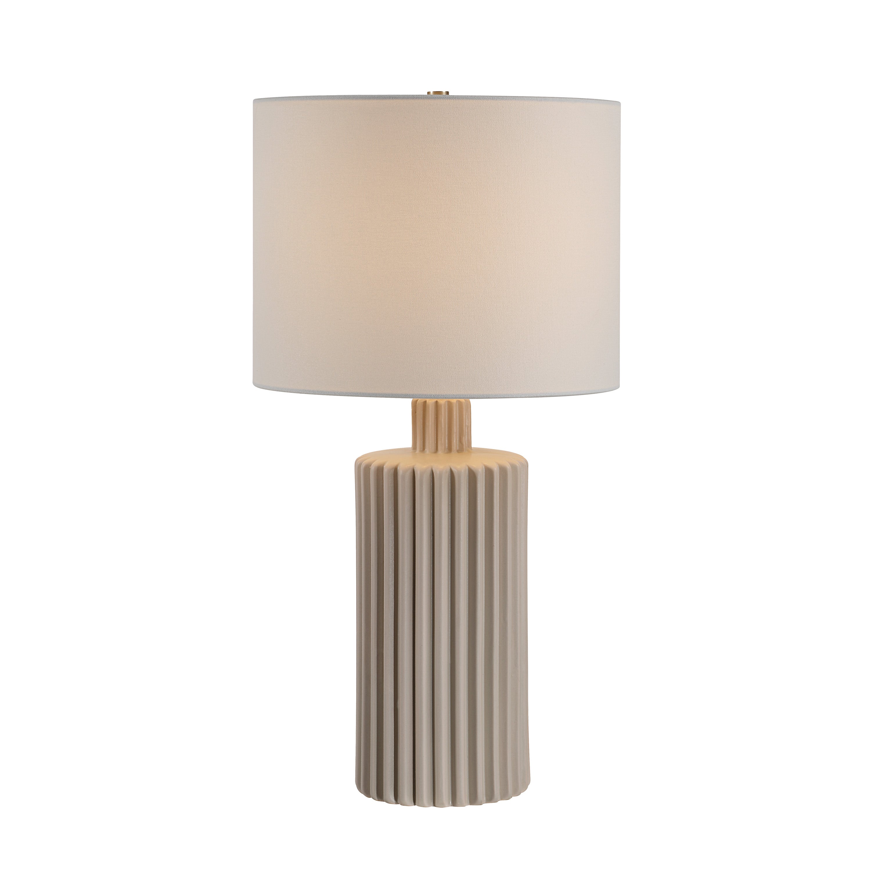 Lina 24.75" Height Table Lamps, Beige - Additional Image 2 - LPT1278