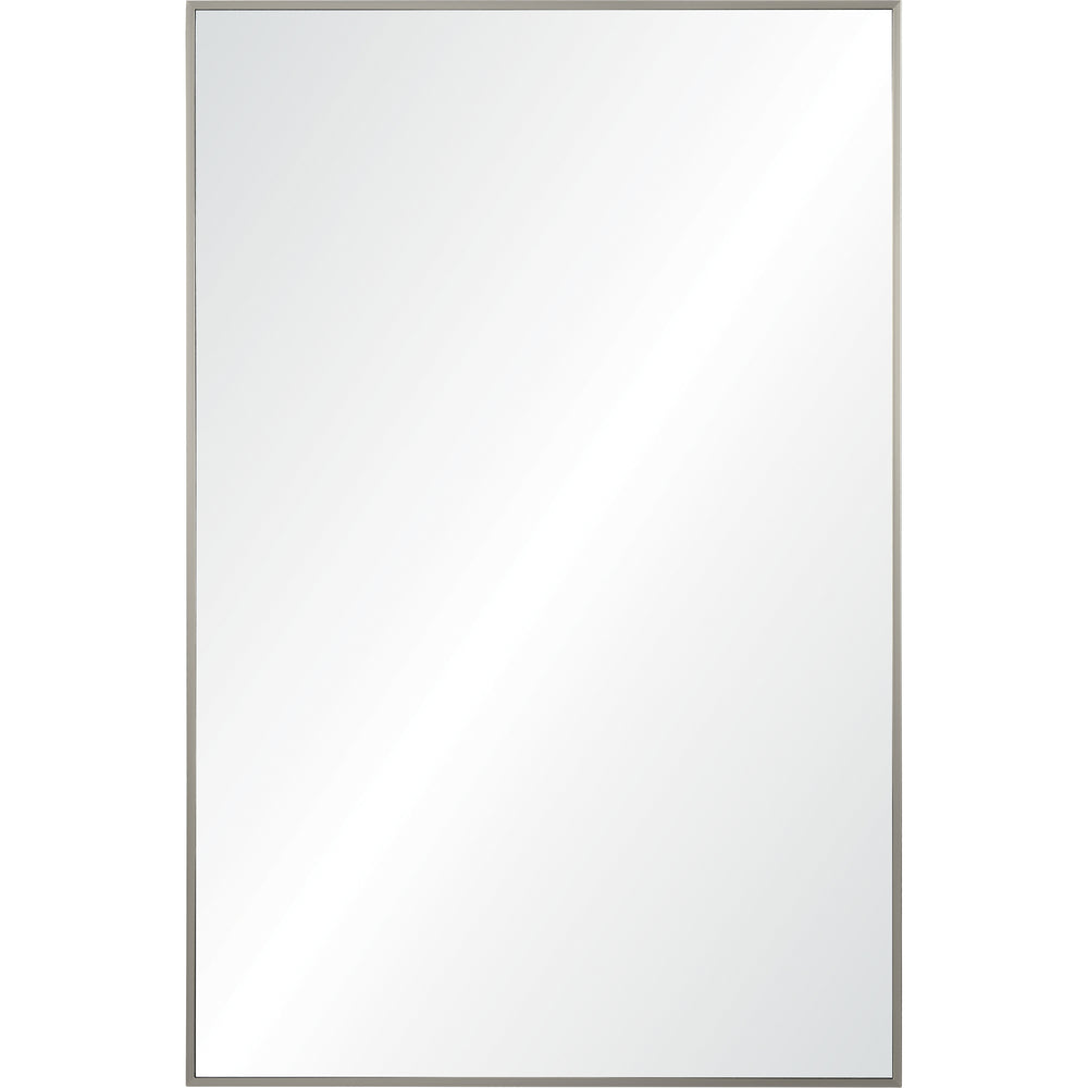 Roderick 35.5" Tall Rectangle Wall Mirror, Grey - Main Image - MT2453