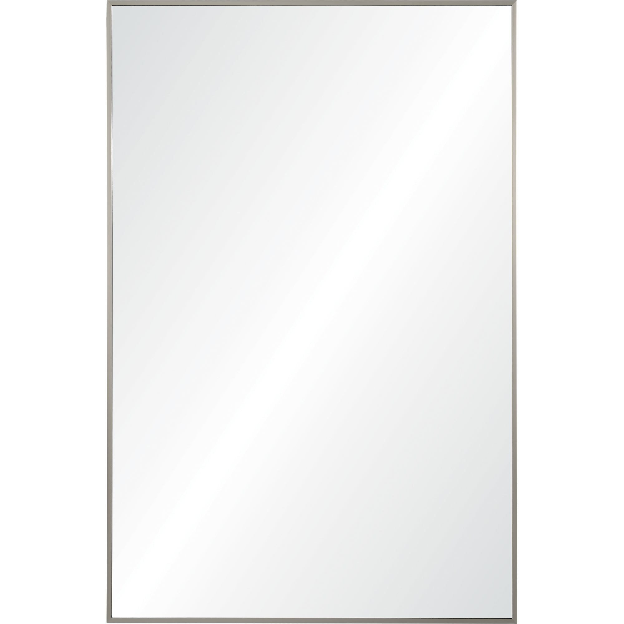 Roderick 35.5" Tall Rectangle Wall Mirror, Grey - Main Image - MT2453