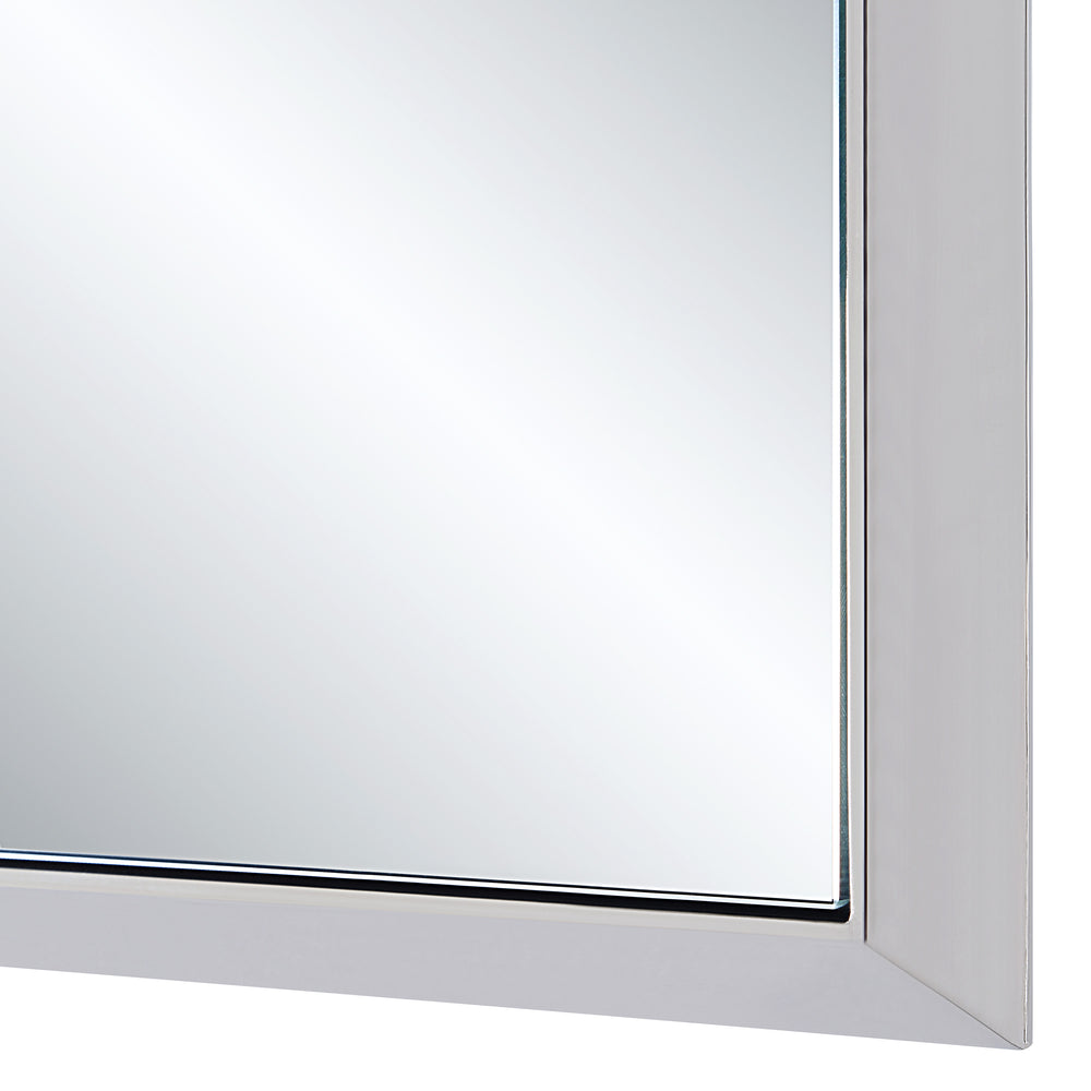 Dapia 36" H x 24" W Wall Mirror, Grey - Detail Image - MT2684