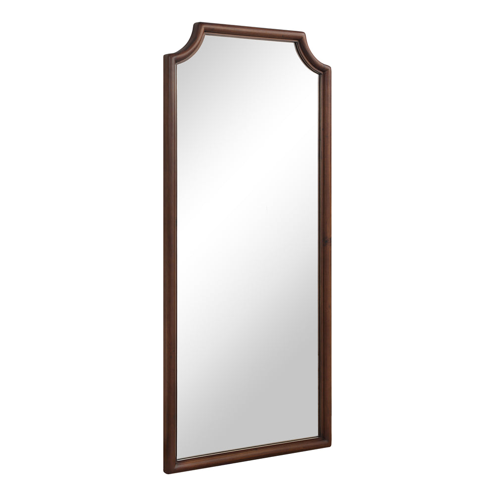 Otara 68" H x 30" W Wall Mirror, Brown - Angle Image - MT2710