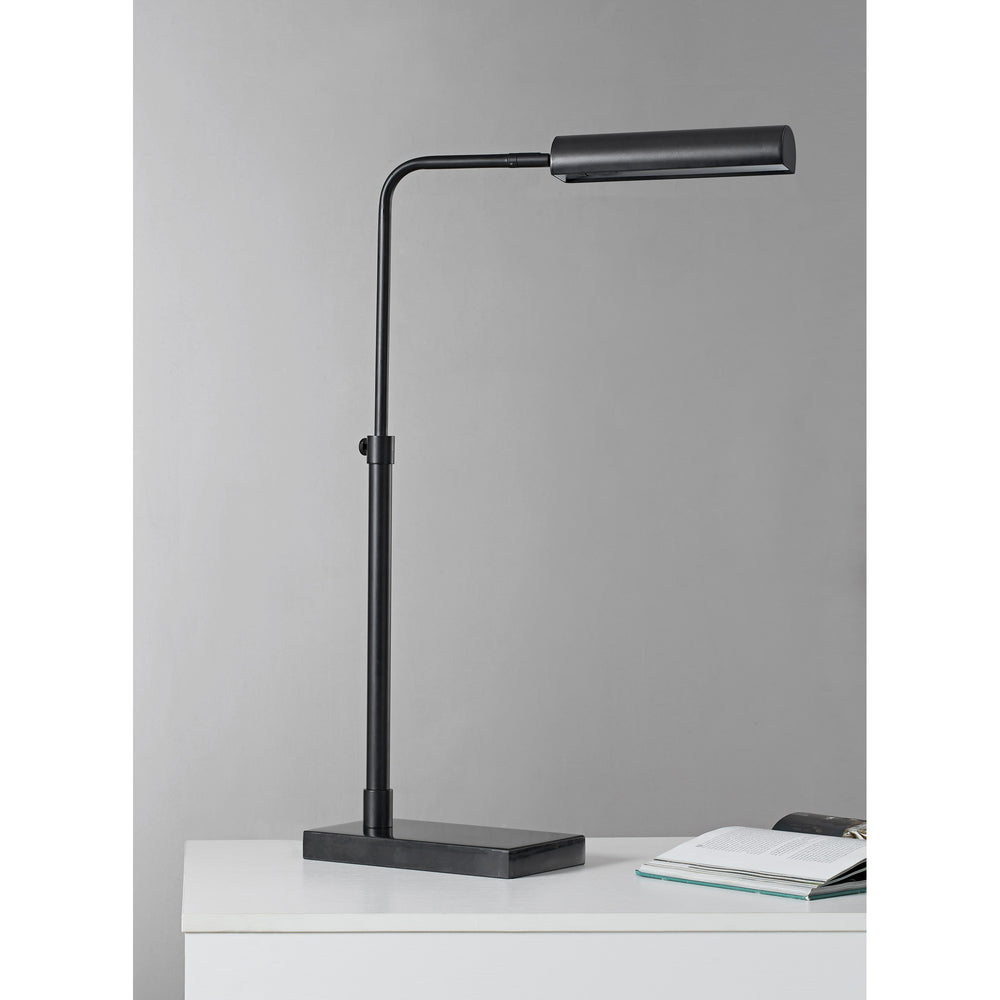 Fabolia 20 ADJ." Length Desk Lamp, Matte Black - Lifestyle Image - LPT1208