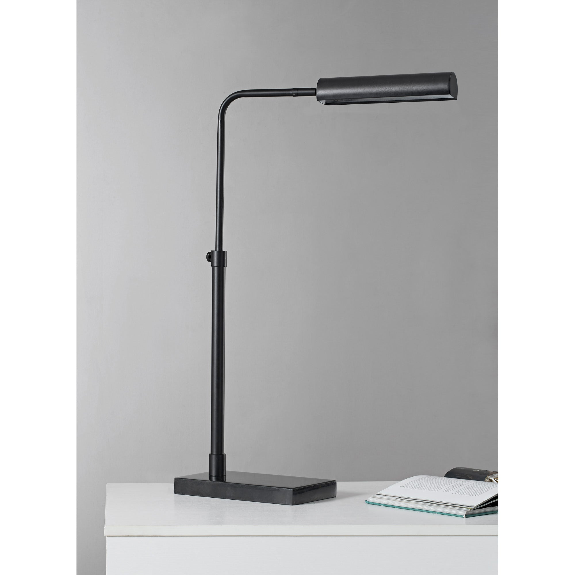 Fabolia 20 ADJ." Length Desk Lamp, Matte Black - Lifestyle Image - LPT1208