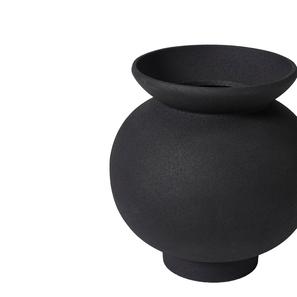 Cadiz Indoor Vase, Black - Additional Images - VAS296