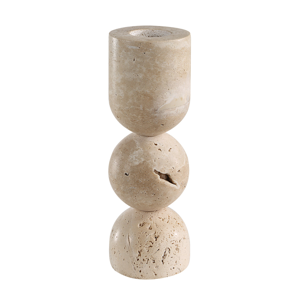 Amarena Candle Holder, Natural - Angle Image - CAN190
