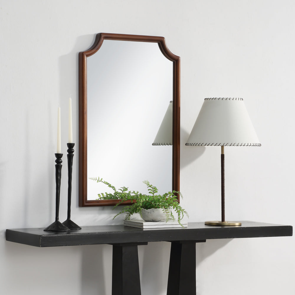 Sintra 36" H x 24" W Wall Mirror, Brown - Lifestyle Image - MT2709