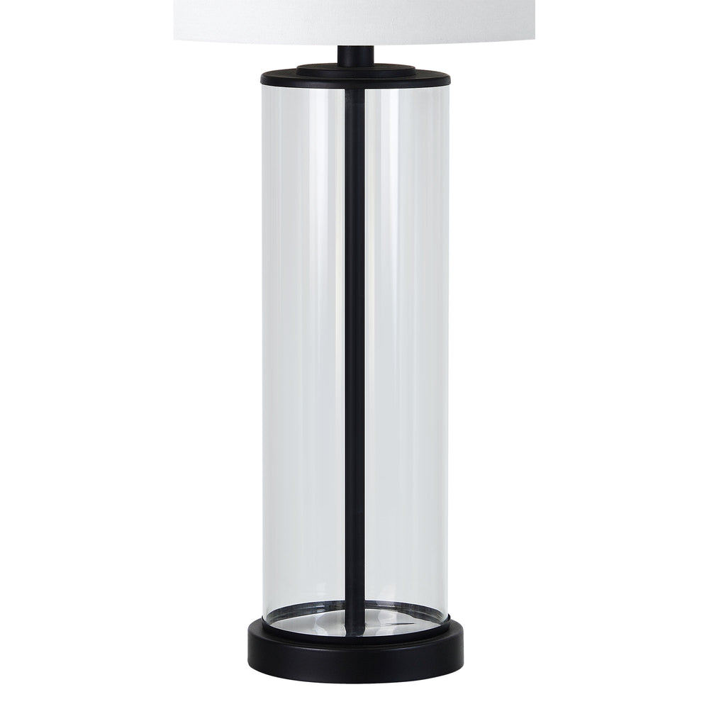 Desdemona 28" Length Table Lamp- Set of two, Clear and Matte black - Detail Image - LPT1235-SET2