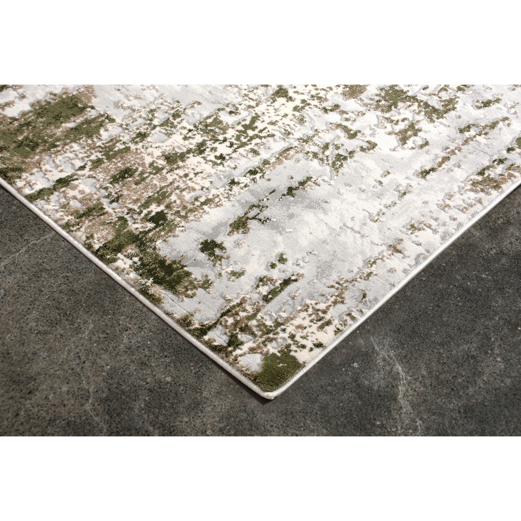Ariella 7'10x 10'2 Power loomed Indoor Rug, Grey - Detail Image - RARI-18622-810