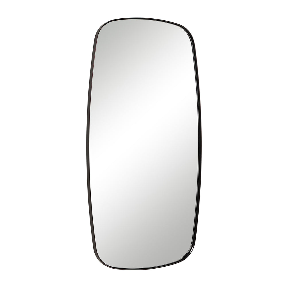 Nicoya 40" H x 20" W Wall Mirror, Brown - Angle Image - MT2713