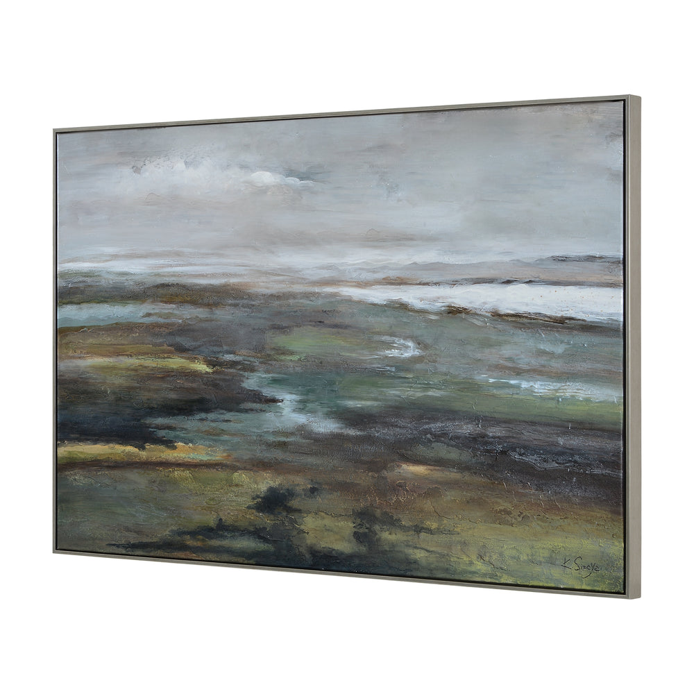 Sprucer 40" Wide Canvas Art, Yellow - Angle Image - OL1961