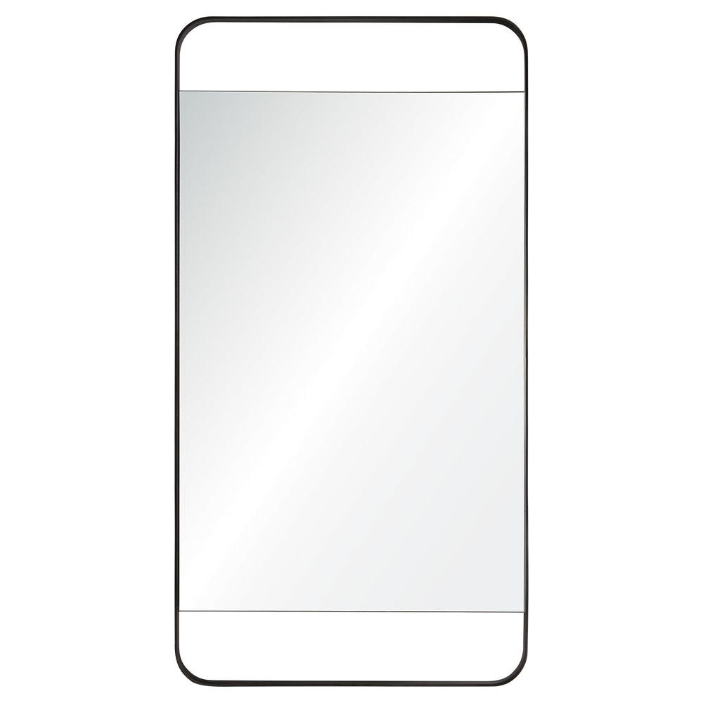 Tiffey 38.2" Tall Rectangle Wall Mirror, Grey - Main Image - MT1627