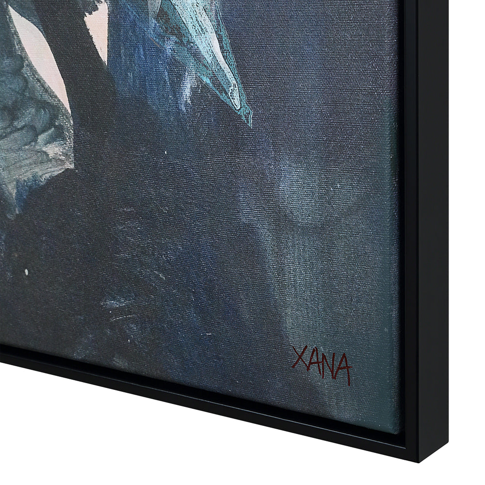Kyra 60" H x 40" W Canvas Art, Black - Detail Image - OL2221