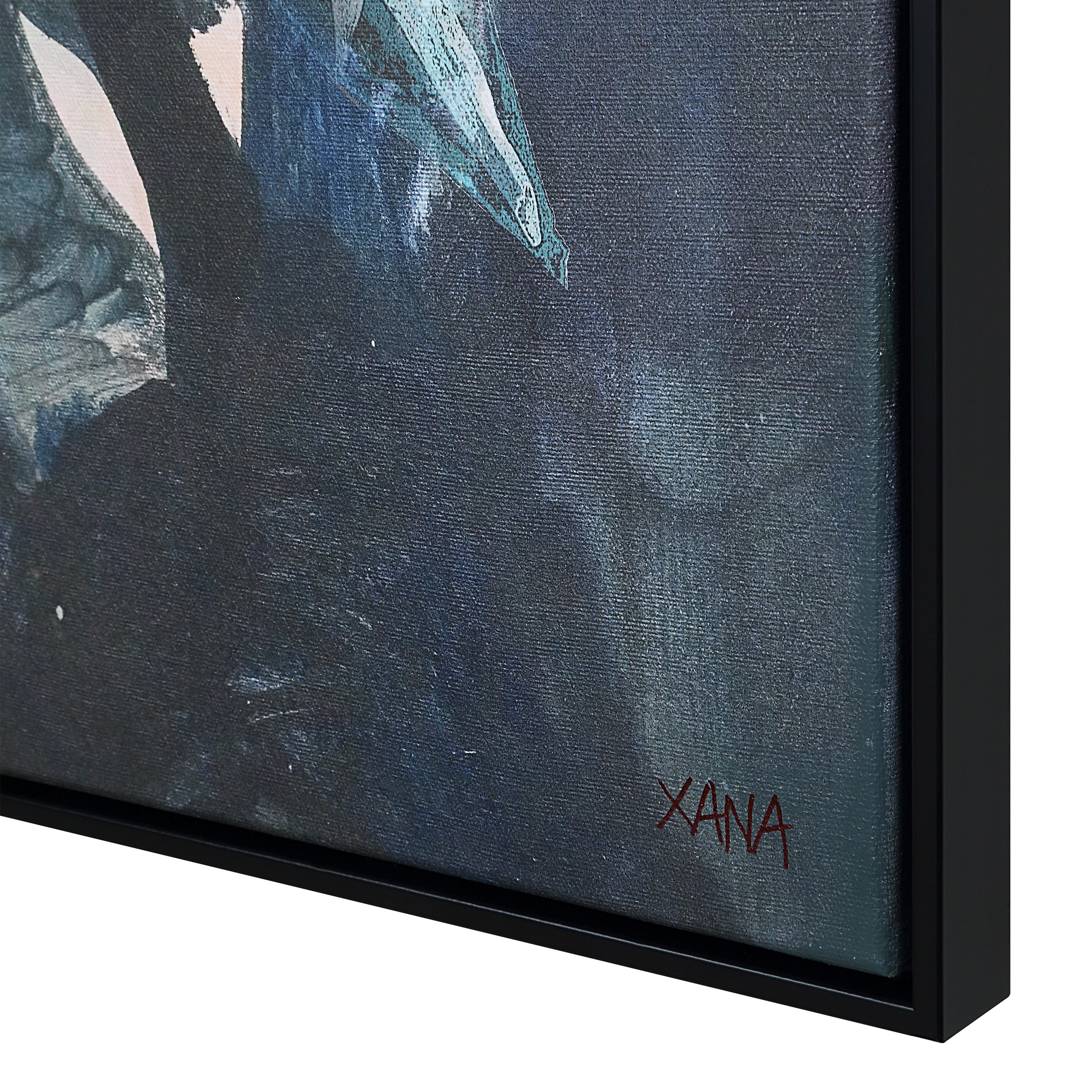 Kyra 60" H x 40" W Canvas Art, Black - Detail Image - OL2221