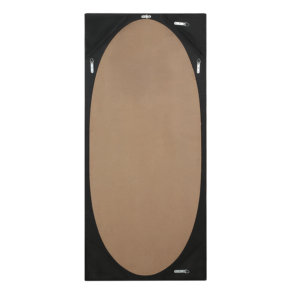Sitia 68" H x 30" W Wall Mirror, Brown - Backing Image - MT2698