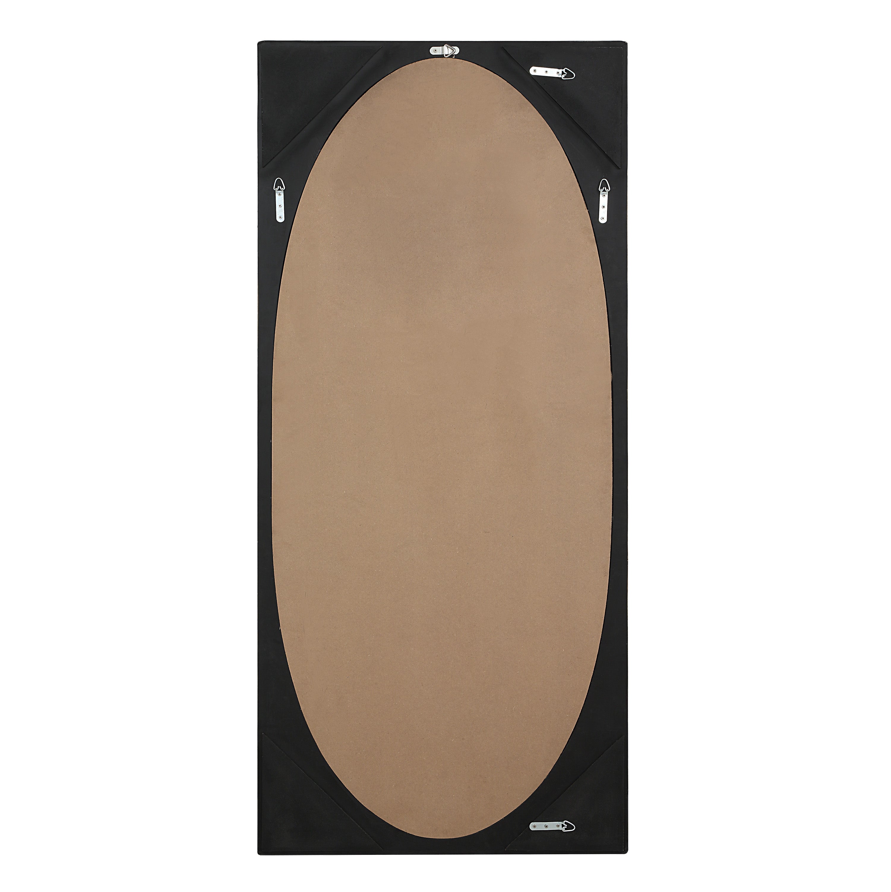 Sitia 68" H x 30" W Wall Mirror, Brown - Backing Image - MT2698