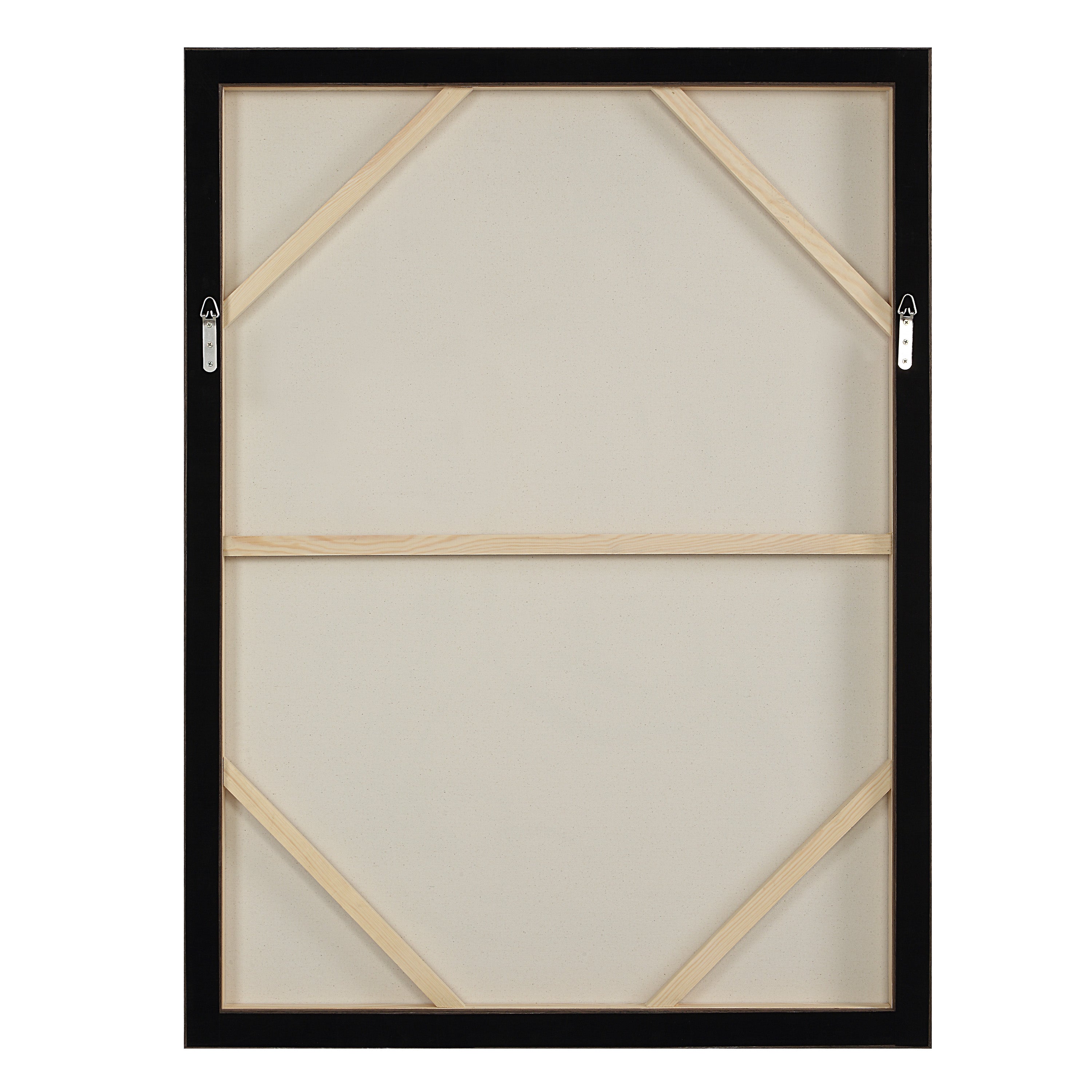 Evelyne 48" H x 36" W Canvas Art, White - Backing Image - OL2184