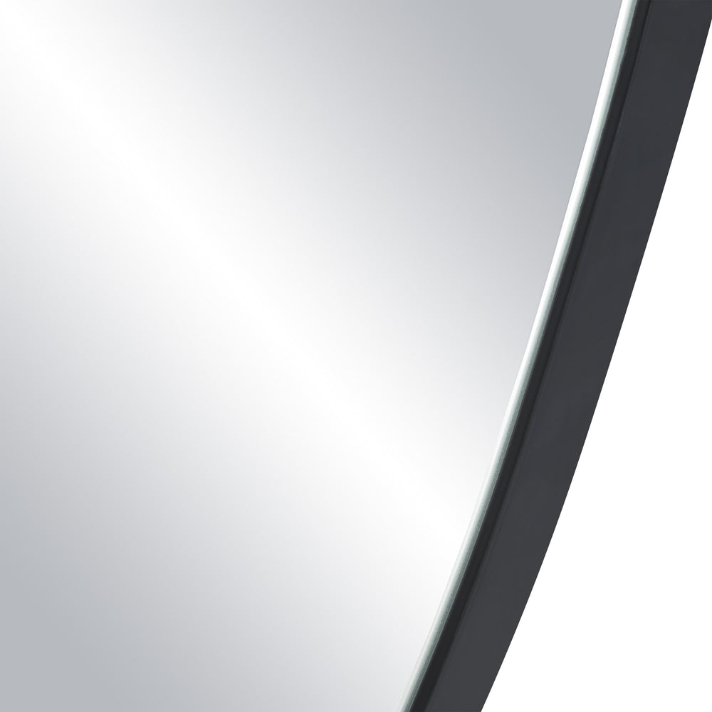 Jane 45.25" Tall Irregular Wall Mirror, Black - Detail Image - MT2659