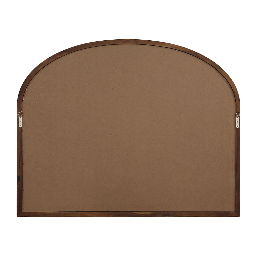 Kindra 40" H x 50" W Wall Mirror, Brown - Backing Image - MT2711