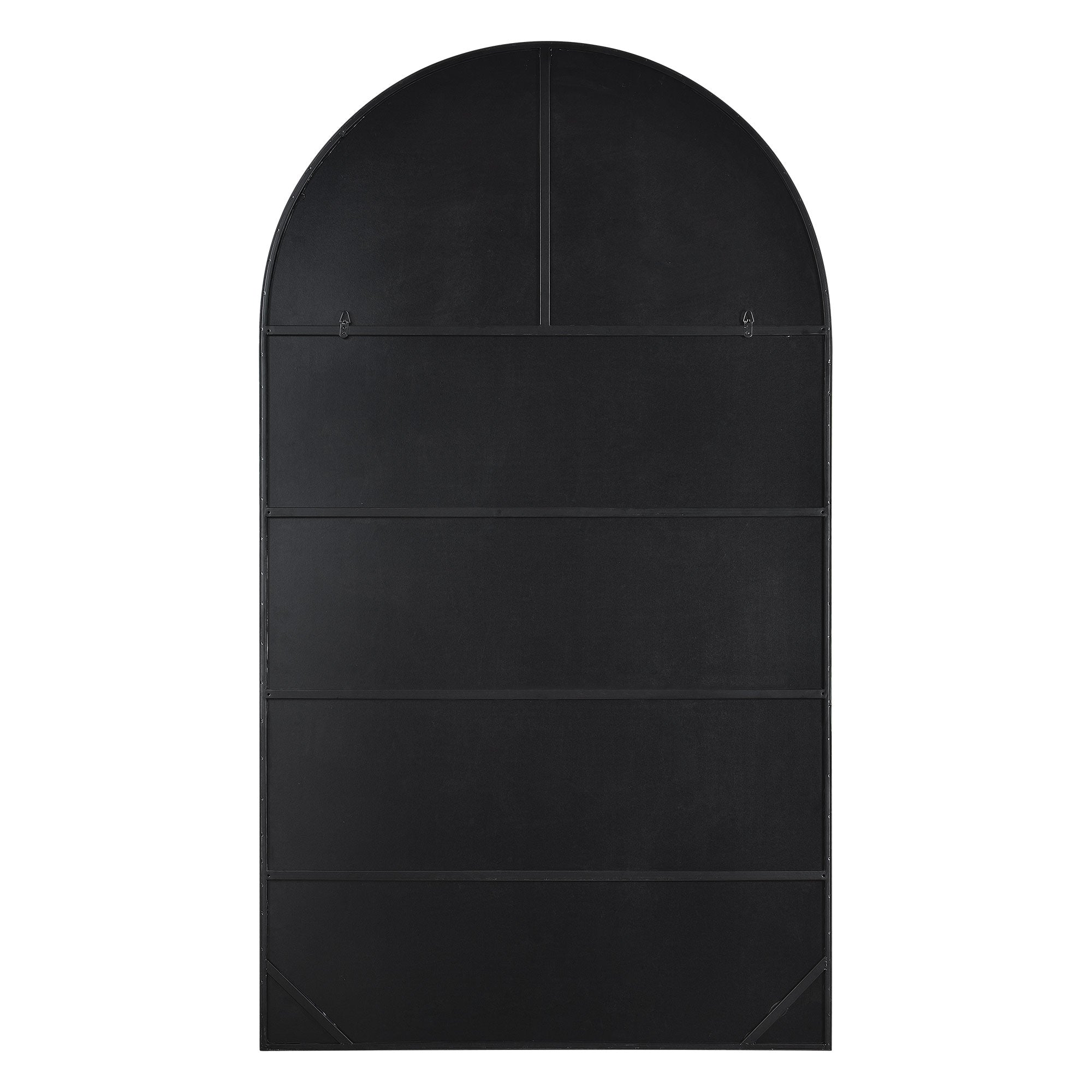 Farida 82" Tall Arch Full Length Mirror, Black - Backing Image - MT2508