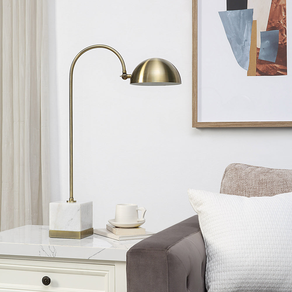 Volos 27" Length Table Lamp, White - Lifestyle Image - LPT1212