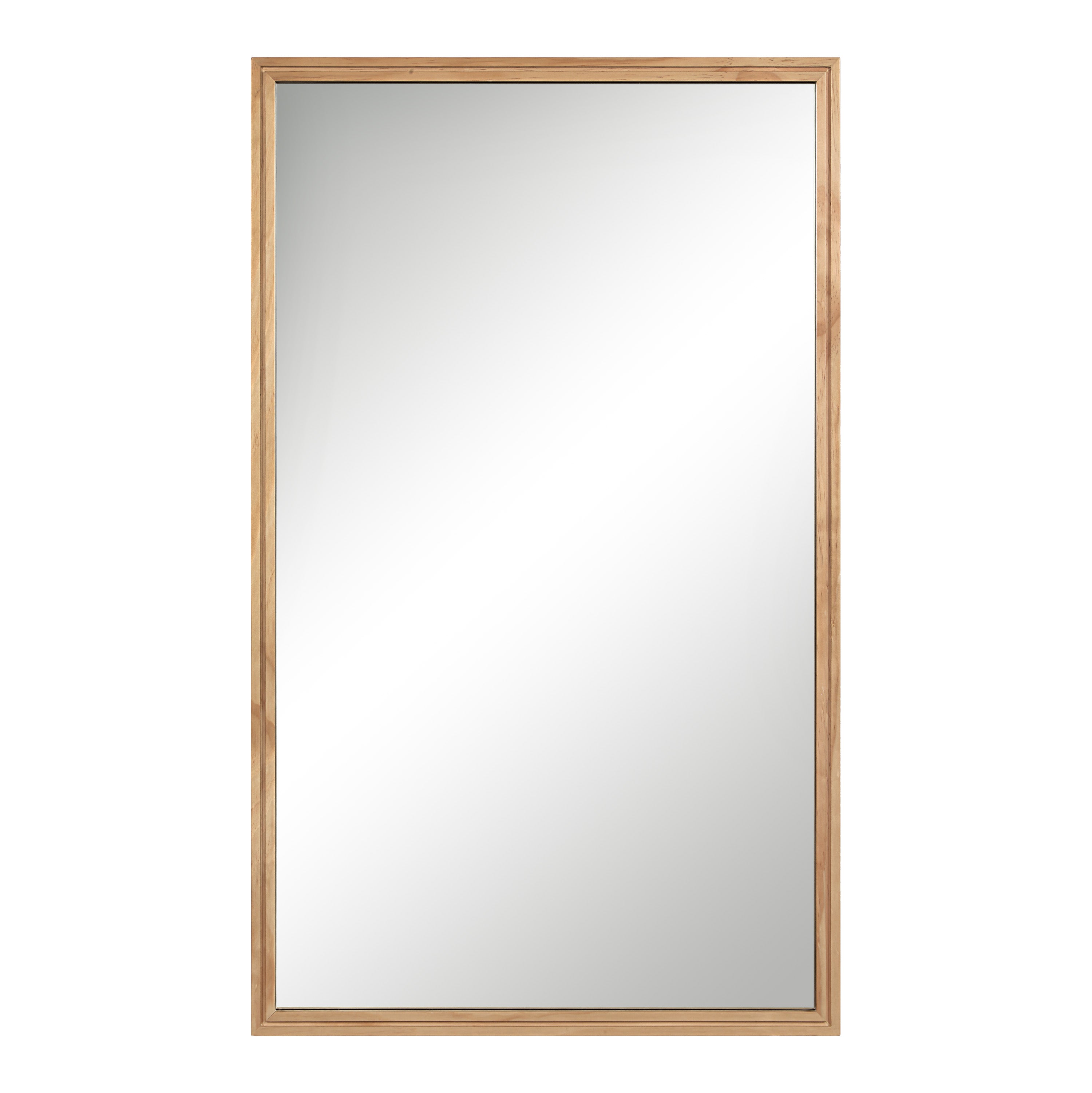 Canas 40" H x 24" W Wall Mirror, Brown - Main Image - MT2714