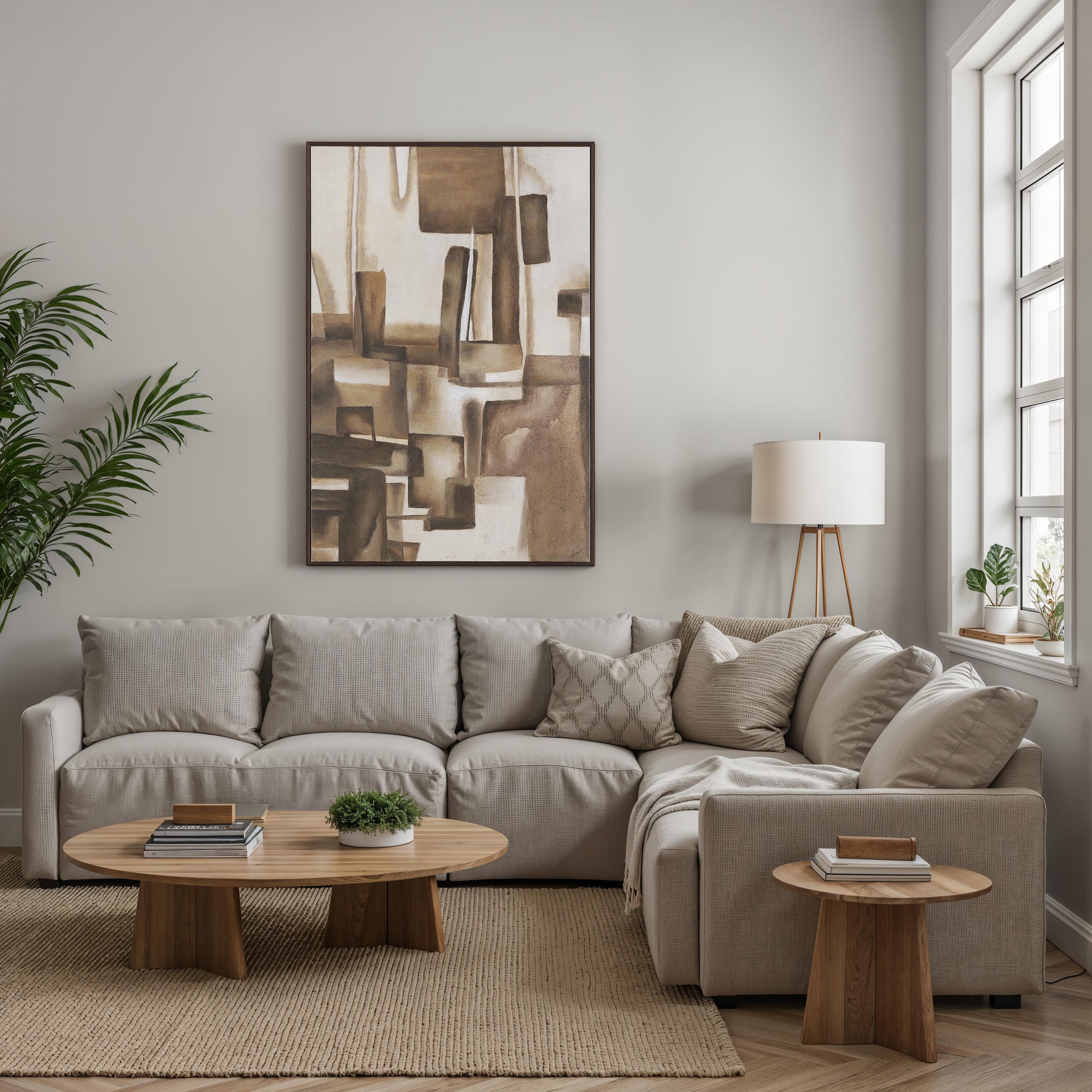 Iberis 60" H x 40" W Canvas Art - Lifestyle Image - OL2247