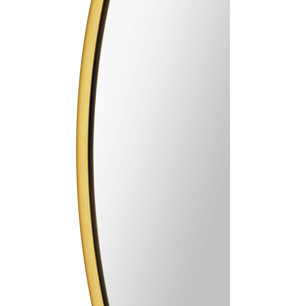 Alegre 30" Tall Round Wall Mirror, Yellow - Detail Image - MT2528