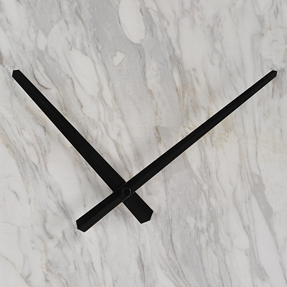 Dayton Wall Clock, Honed White - Additional Images - CL259