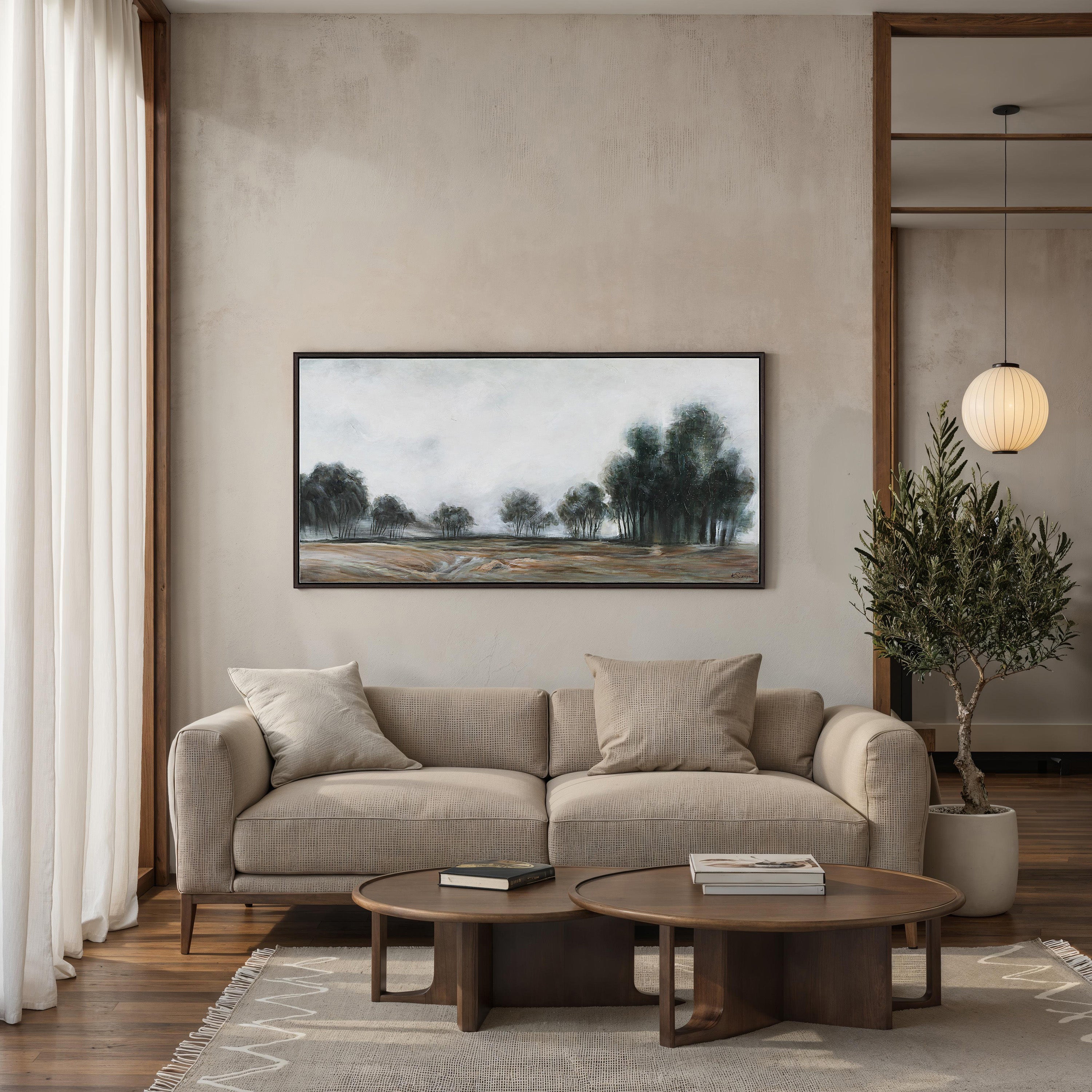 Westside 30" H x 60" W Canvas Art - White Label Lifestyle Image - OL2179