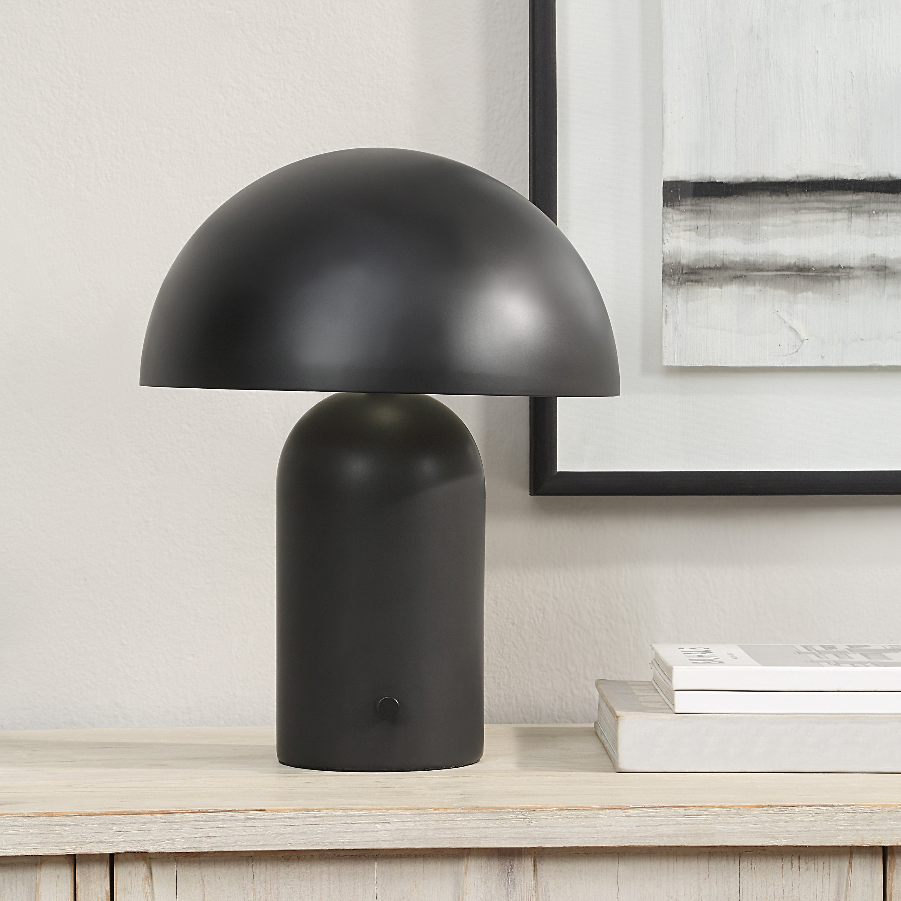 Sombra 16" Height Table Lamp, Black - Lifestyle Image - LPT1312