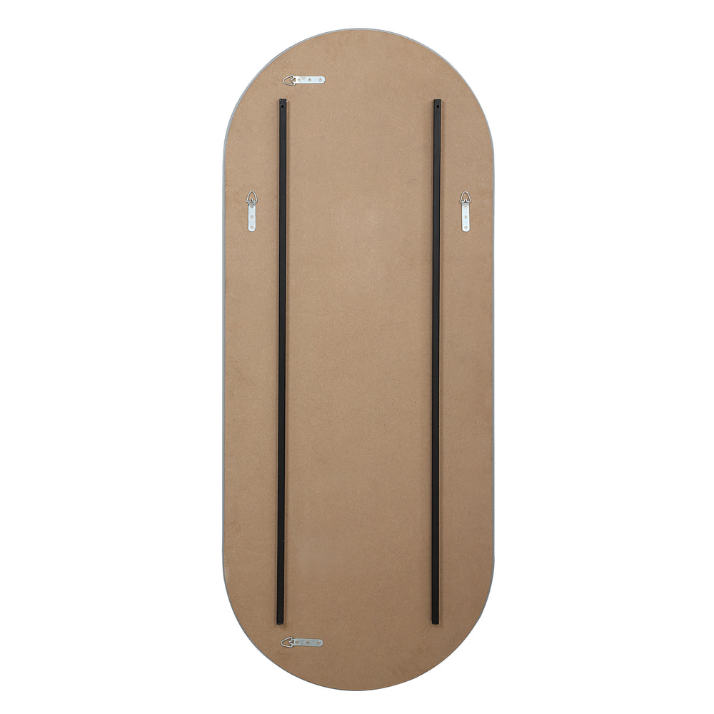 Kastelli 60" H x 24" W Wall Mirror, Grey - Backing Image - MT2696