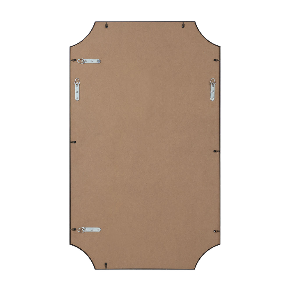 Torre 40" H x 24" W Wall Mirror, Brown - Backing Image - MT2740