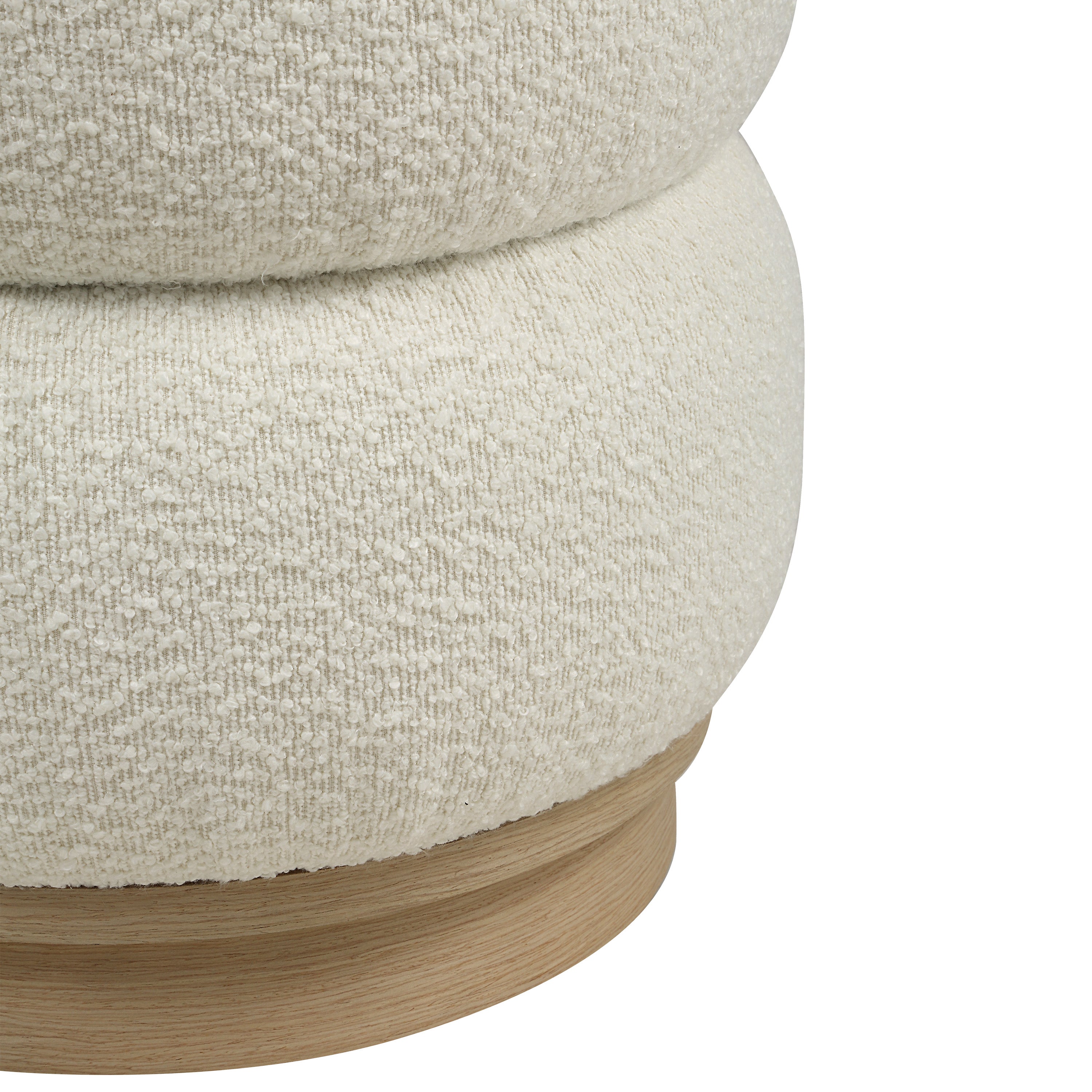 Miele 18.0" Height Ottoman - Angle Image - CHA115