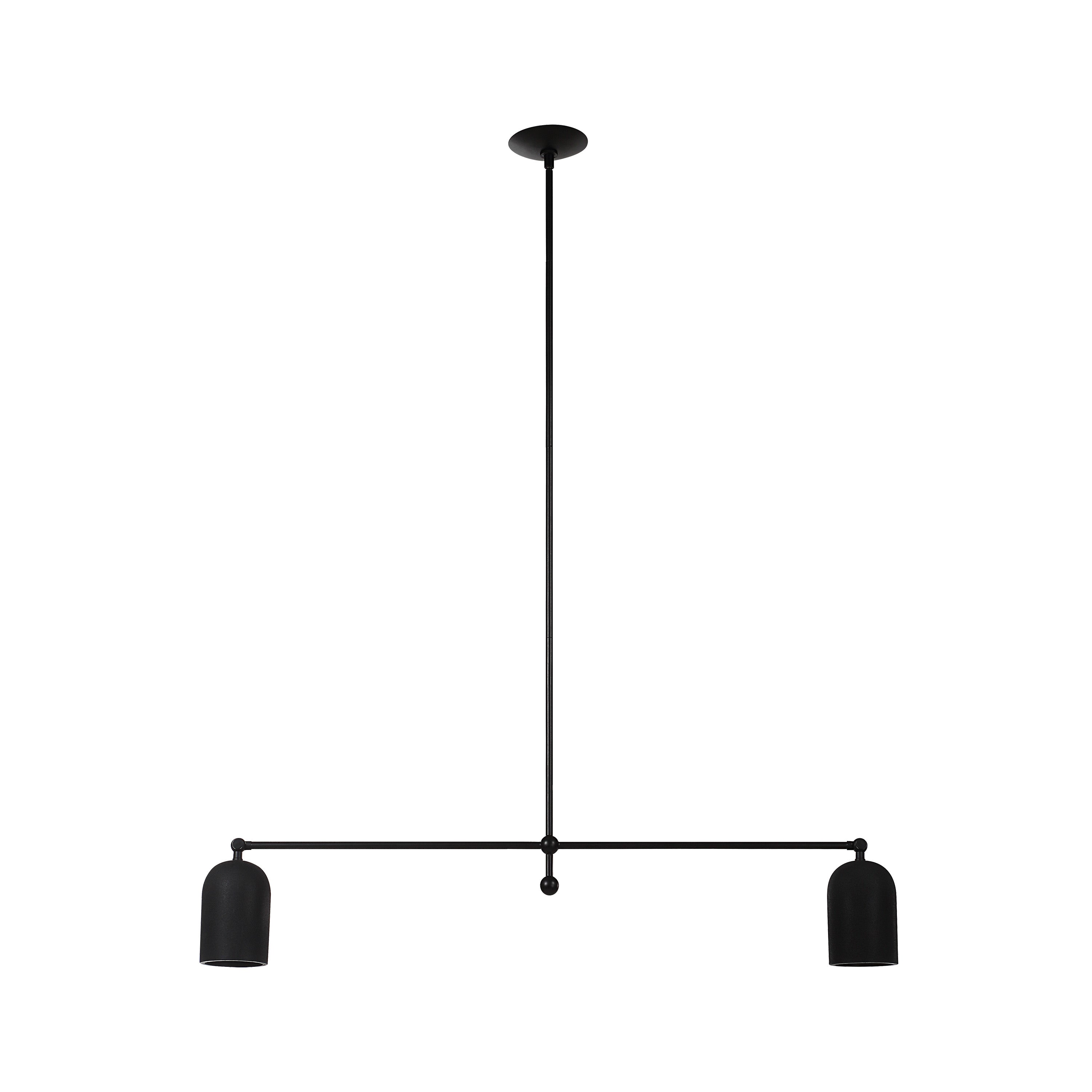 Saskia 69.25" Height Ceiling Fixture, Matte Black - Additional Image 2 - LPC4503
