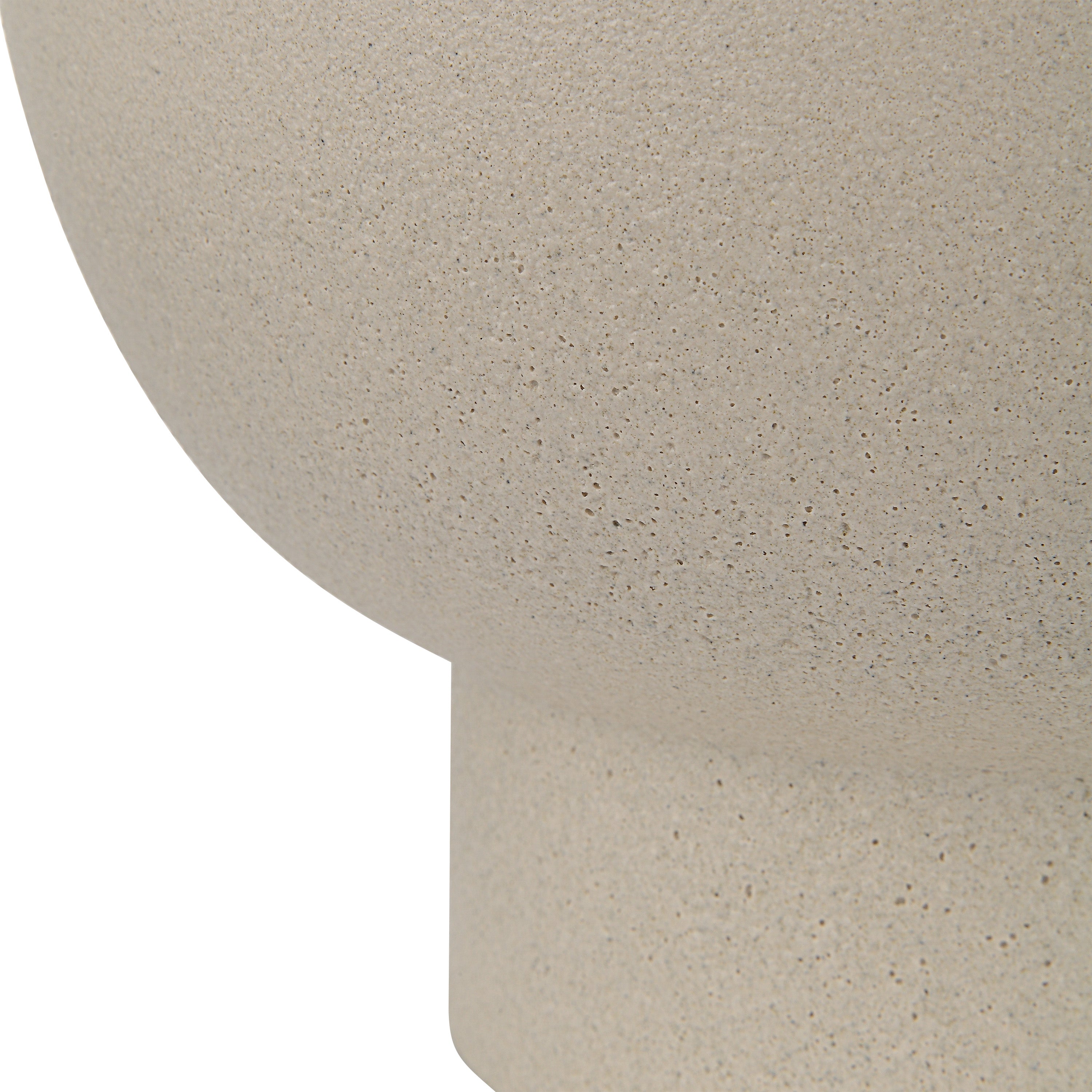 Lamoureux Indoor Ceramic Vase, Textured Matte Ivory - Additional Image 2 - VAS259