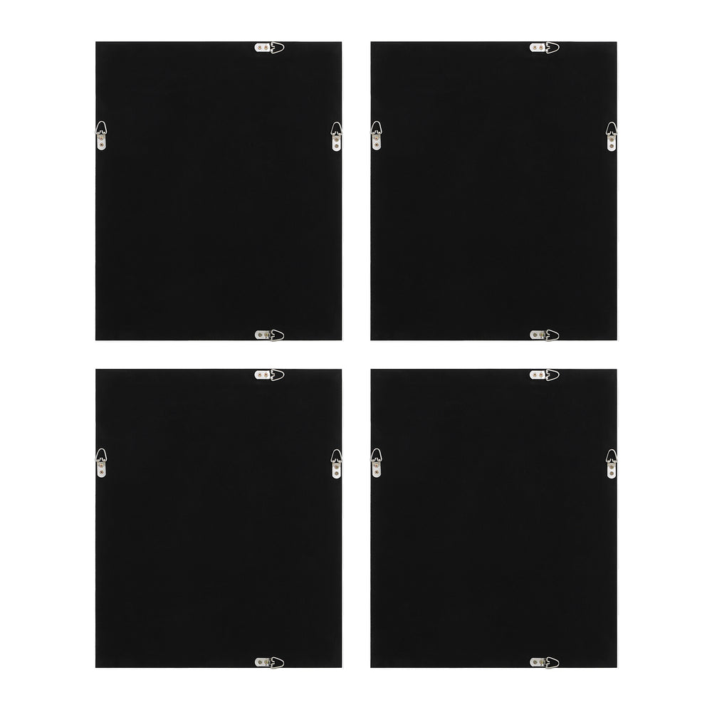 Ispra 19" Wide Wall Decor, Matte White - Backing Image - W6760