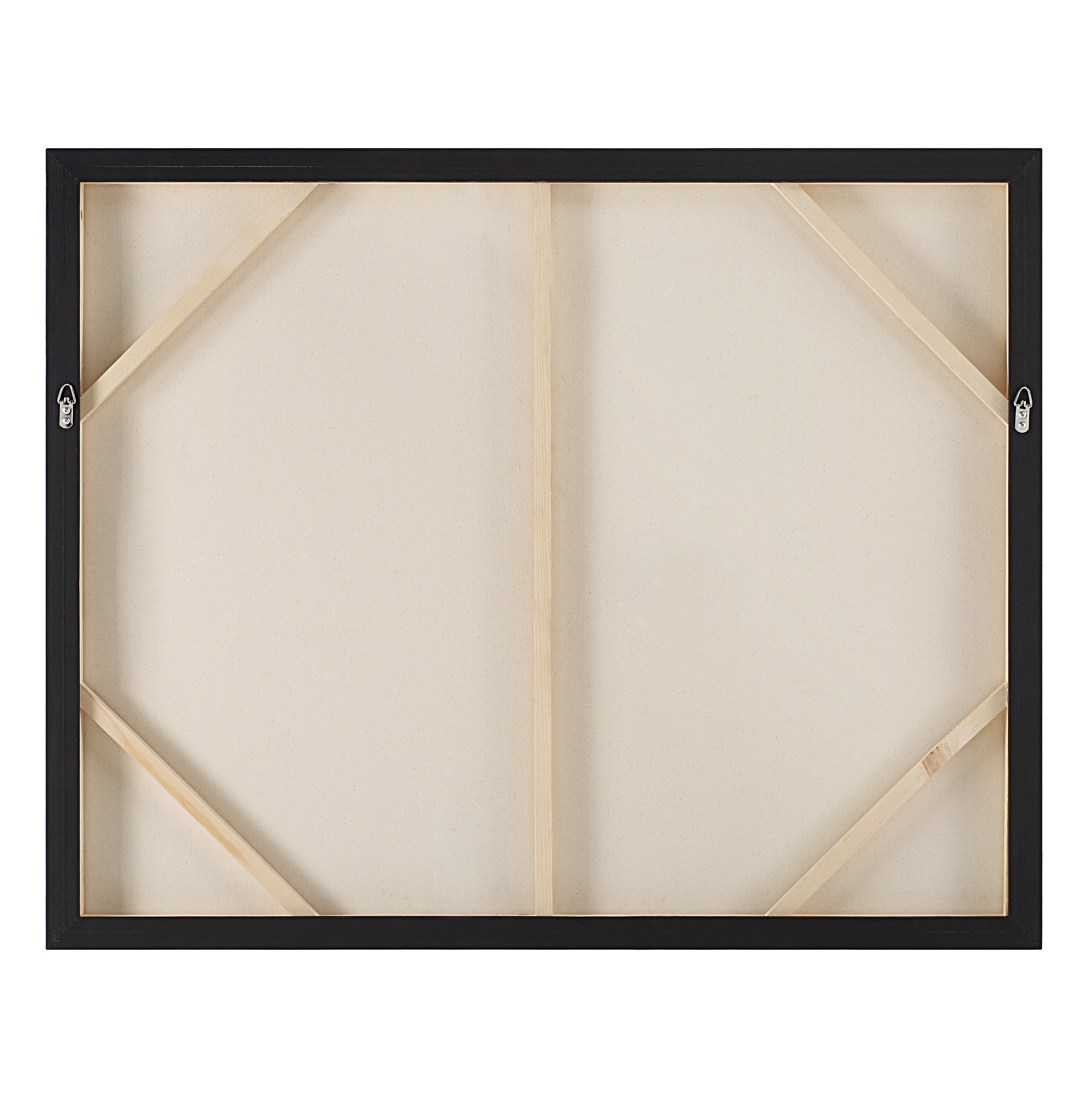 Mackay 40" H x 50" W Canvas Art, White - Backing Image - OL2182