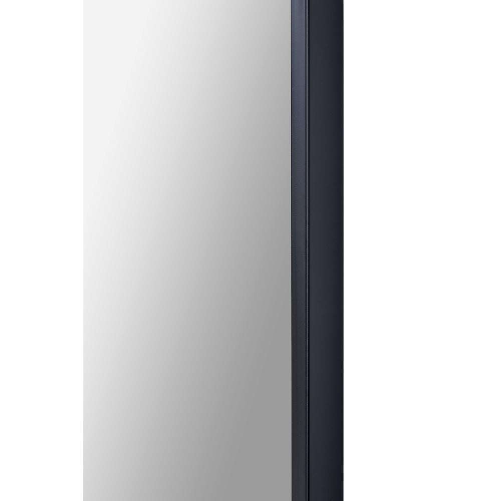 Waren 36" Tall Arch Wall Mirror, Black - Additional Image 2 - MT2451