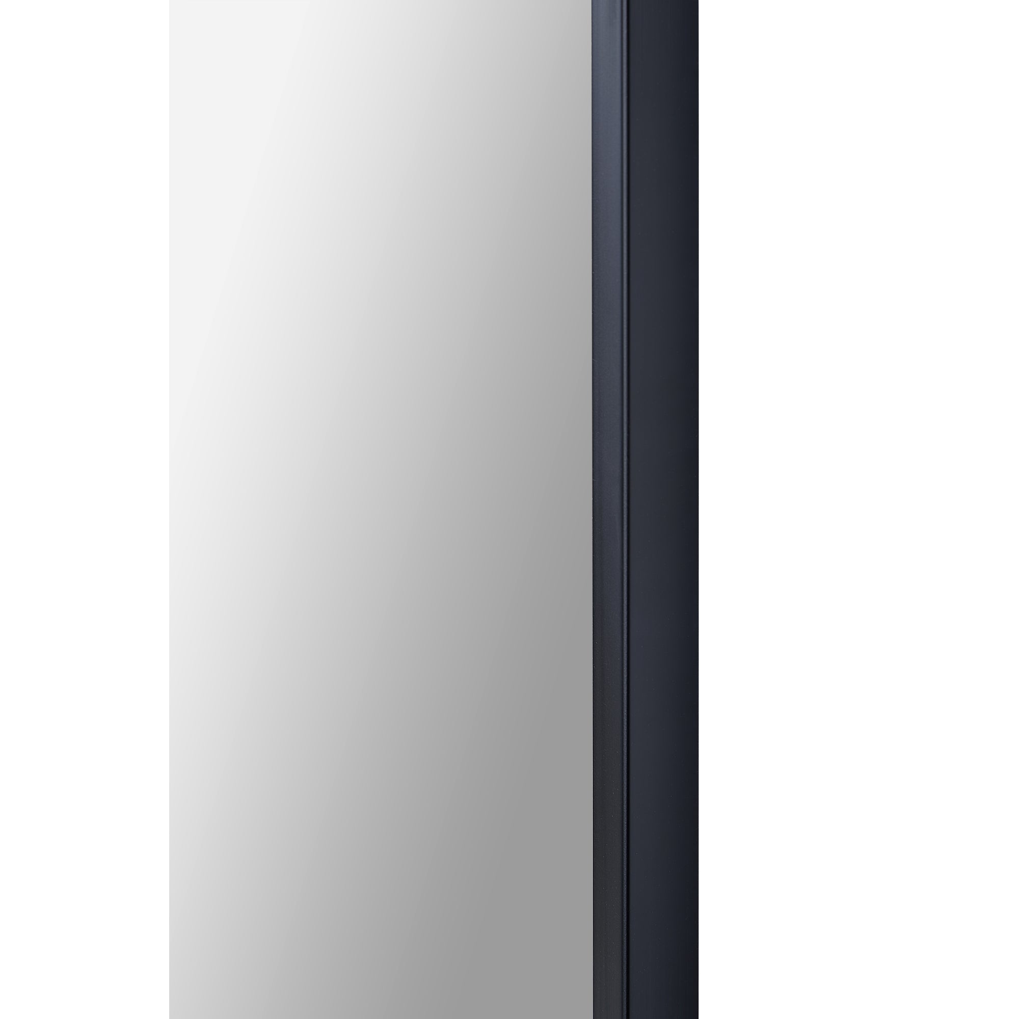 Waren 36" Tall Arch Wall Mirror, Black - Additional Image 2 - MT2451