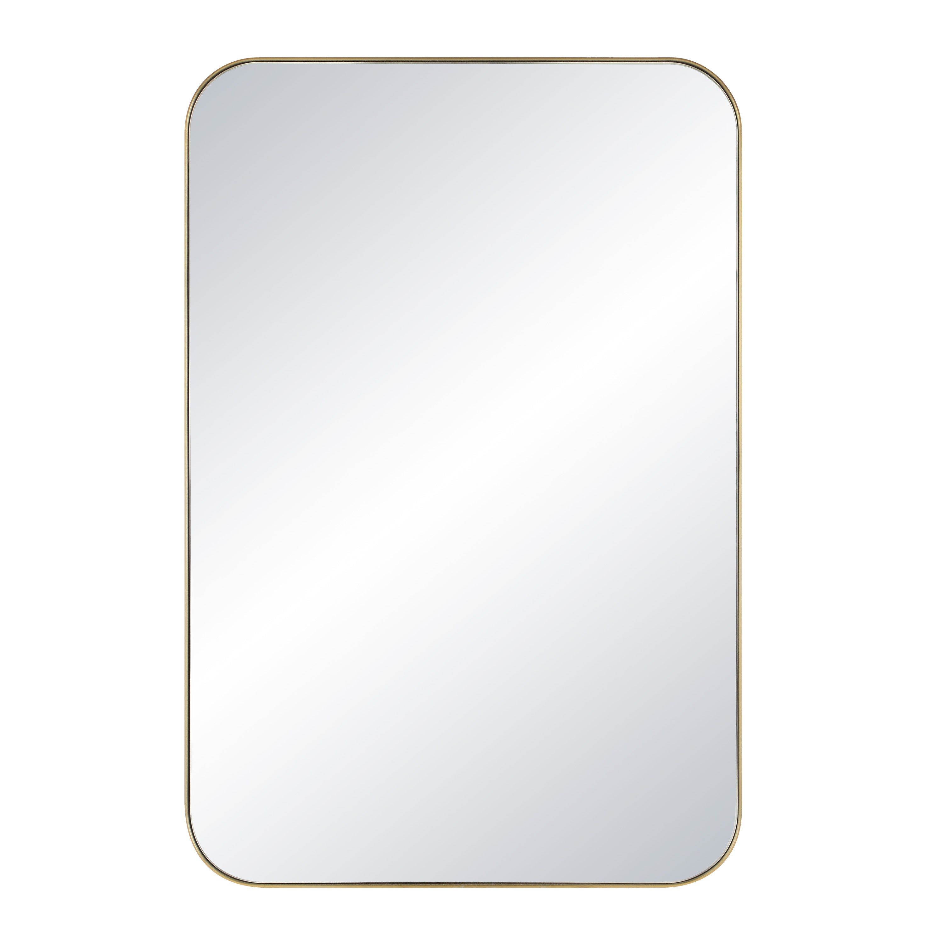 Vesey 36" Tall Rectangle Wall Mirror, Yellow - Main Image - MT2671